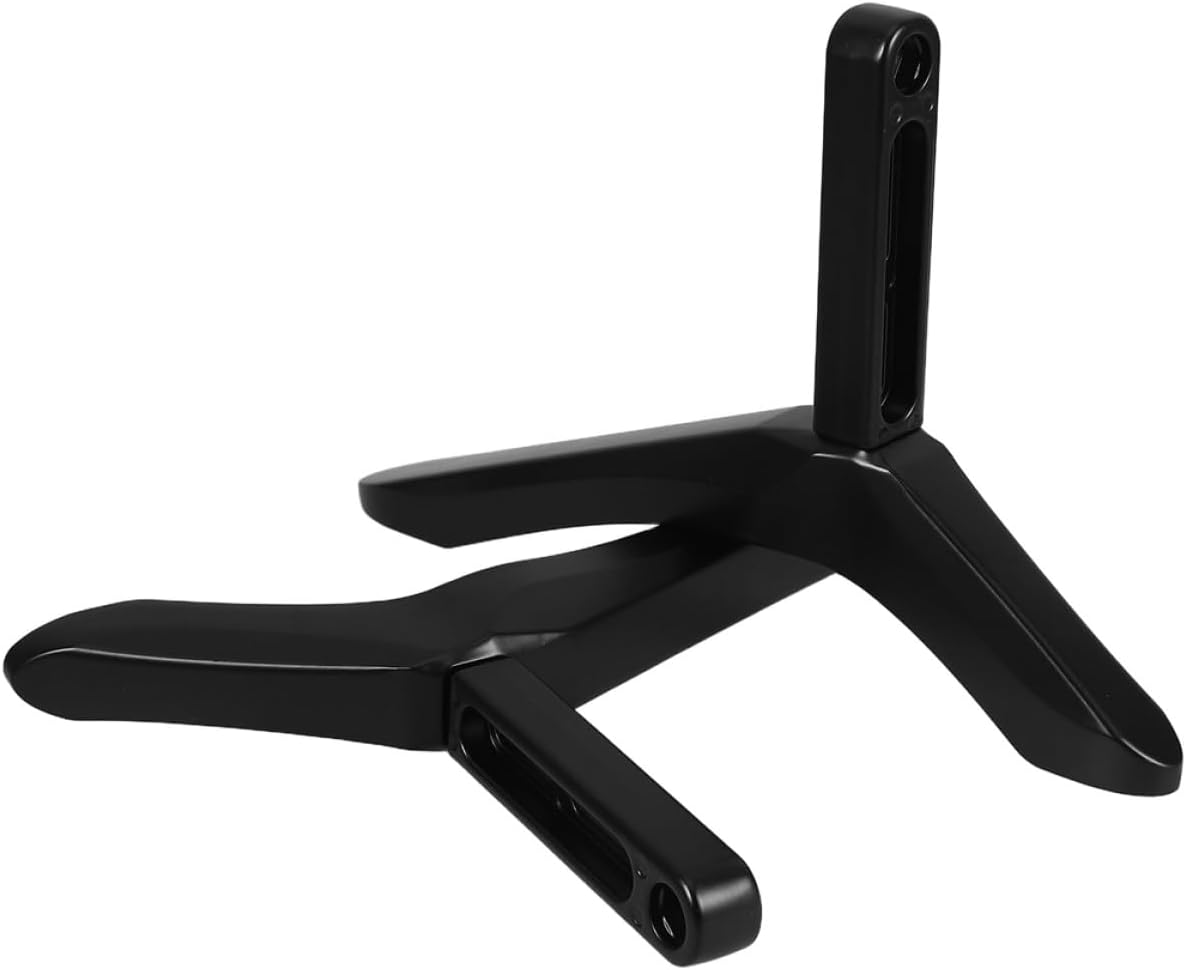 LRXIYODE Countertop No-Drill Aluminum TV Stand Legs for Desktop Televisions Universal Support Bracket Heavy Duty TV