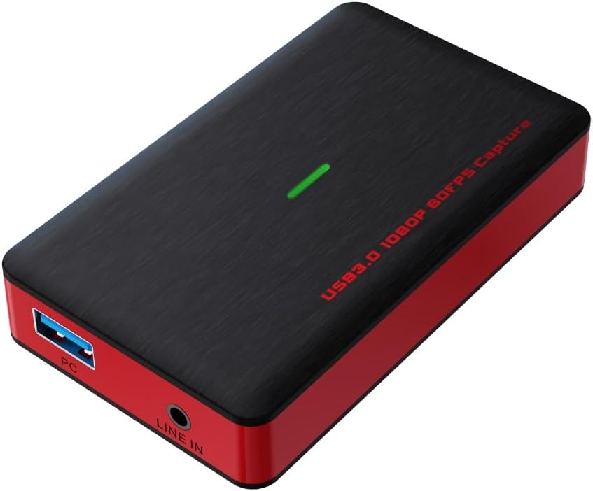 SOGTICPS 4K30 1080p60, 3.2 1 3.5 mm PS5/Xbox/Switch/DSLR/iPad HDMI Game Capture Card USB Gen Type-C & USB-A, Zero-Lag