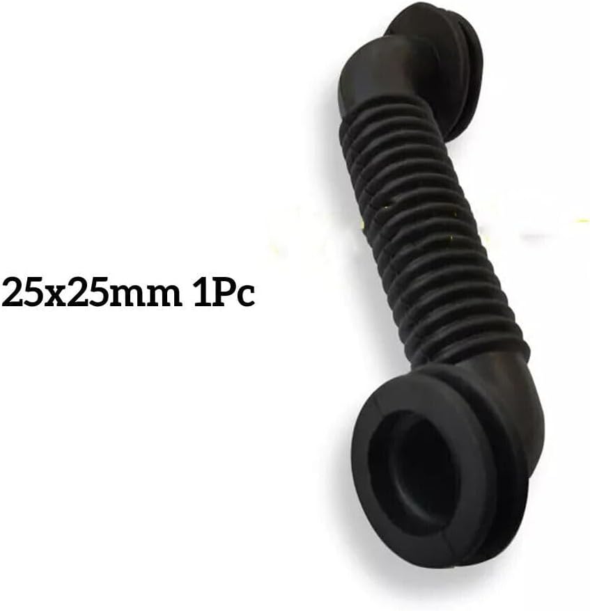 UCCKEYI (25 25MM) Car Harness Wiring Door Tube Rubber Sleeve Dust-Proof Oval Black *