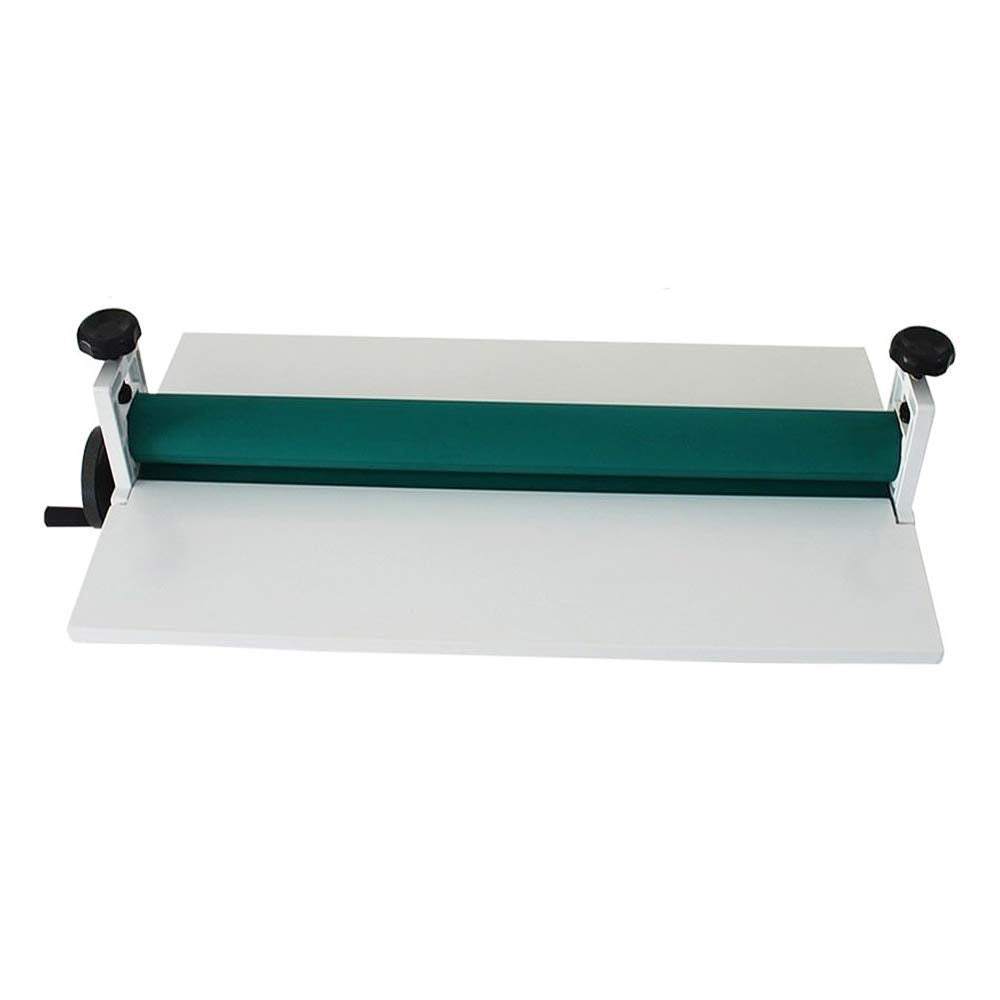 INTBUYING Cold Lamination Kit, Manual Cold Roll Laminator and 36 Inch Manual Rotary Paper Trimmer with Luster Vinyl Cold Lamination Film