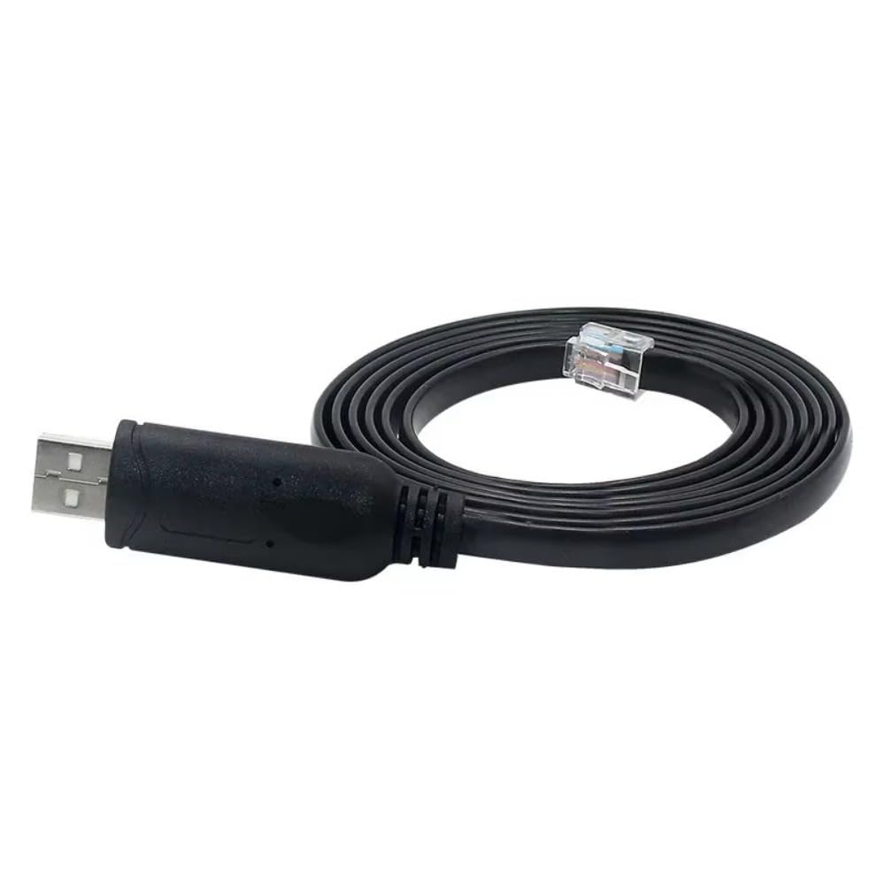 RS232 RJ11 6P6C Communication FT231XS (1.8M) USB Serial to Hand Control PC Link Firmware Upgrade Cable