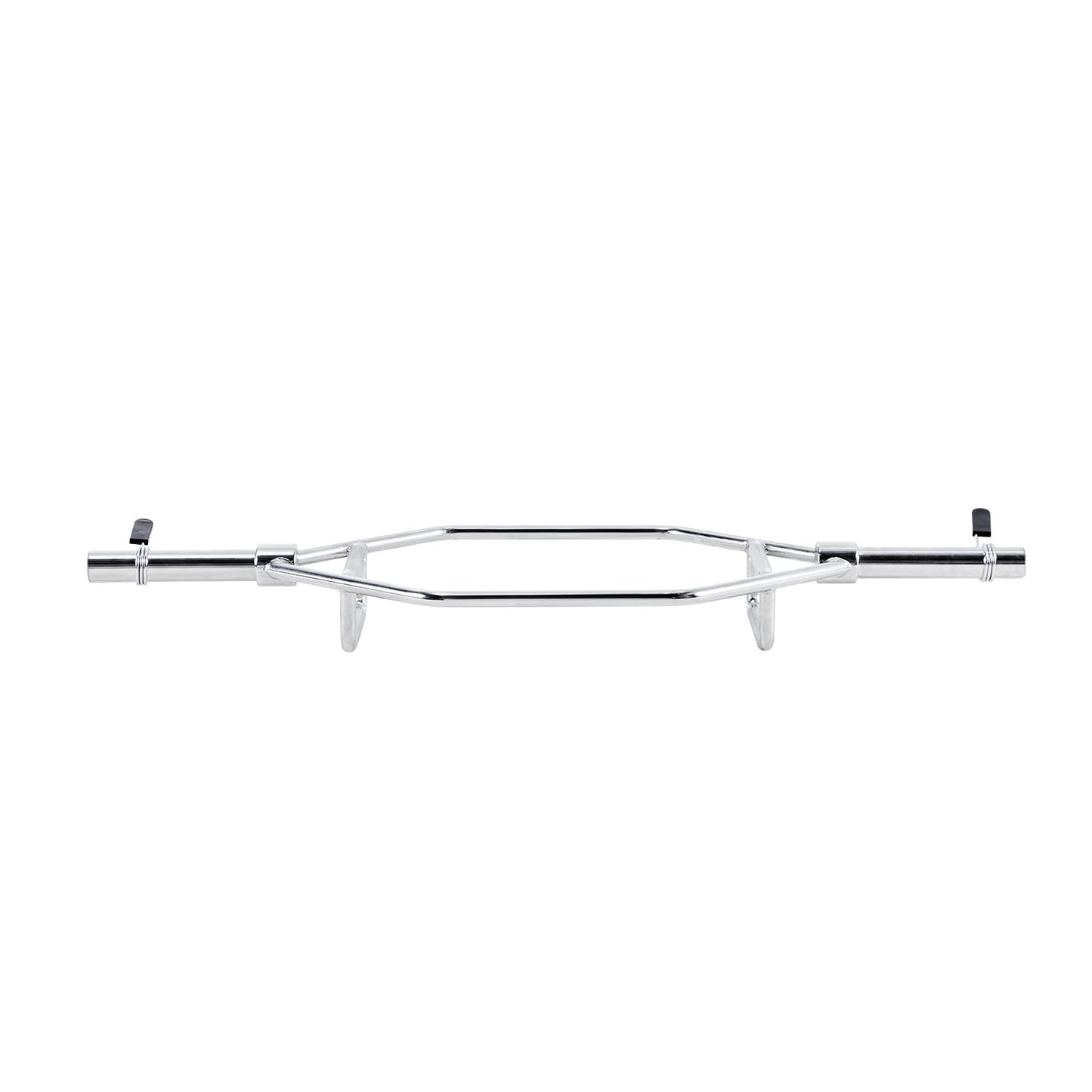 VEVOR Trap Bar Hex Bar, 2-Inch Hex Barbell, 800 LBS Capacity Shrug Bars with Knurled Grips, Weightlifting and Strength Training Equipment, Home Gym for Squats, Deadlifts, Shoulder Presses (Silver)