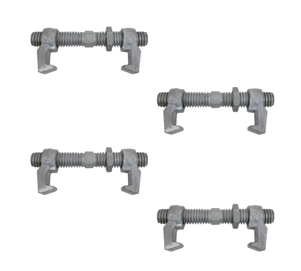 Mytee Products (4 Pack) SEA RAIL Shipping Container Bridge Fittings Clamp- 260 mm Clamp