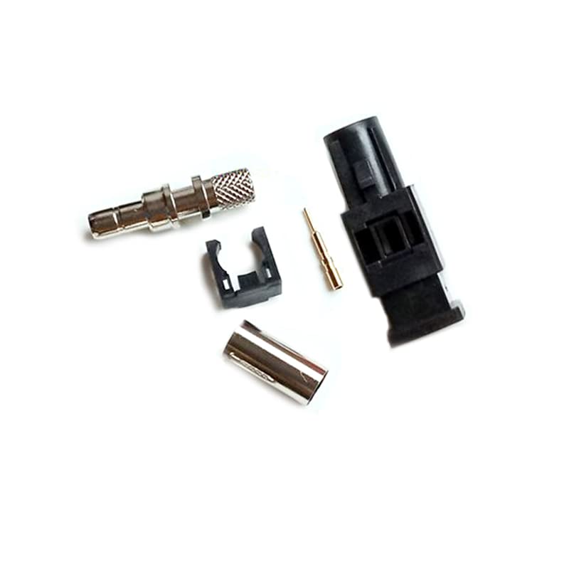 RG142 RG223 RF Coaxial Cable Connector, Fakra Video Connector A Male Cable Connector for Car XM Radio GPS Telematics
