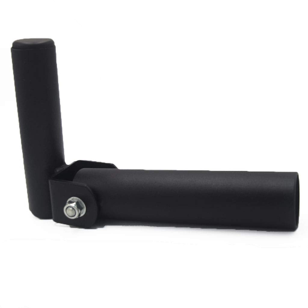 Yuhqc Deluxe T-Bar Row Platform, Barbell T-Bar Row Plate Post Insert Landmine Full 360° Swivel, Fits 2 Inch Olympic Bars,Single Landmine Handle