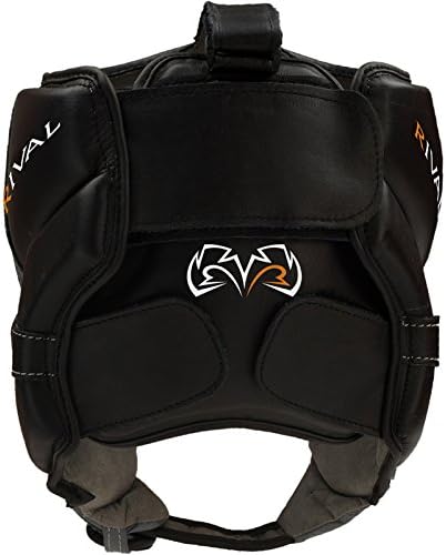 RIVAL Boxing RHG10 Intelli-Shock Headgear, D3O Front and Side Padding, Hook and Loop Back Adjustment with Lace on Top, and Anatomical Rear Head Pad Every Time