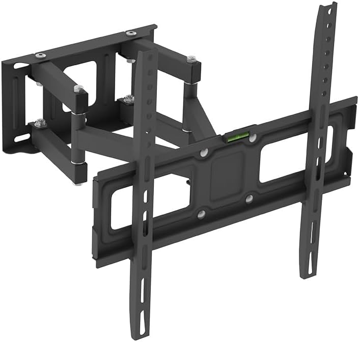 DESIGNSCAPE3D 26-55 Inch, TMDS-105, 88lbs Double Pendulum Large Base TV Stand, Bearing