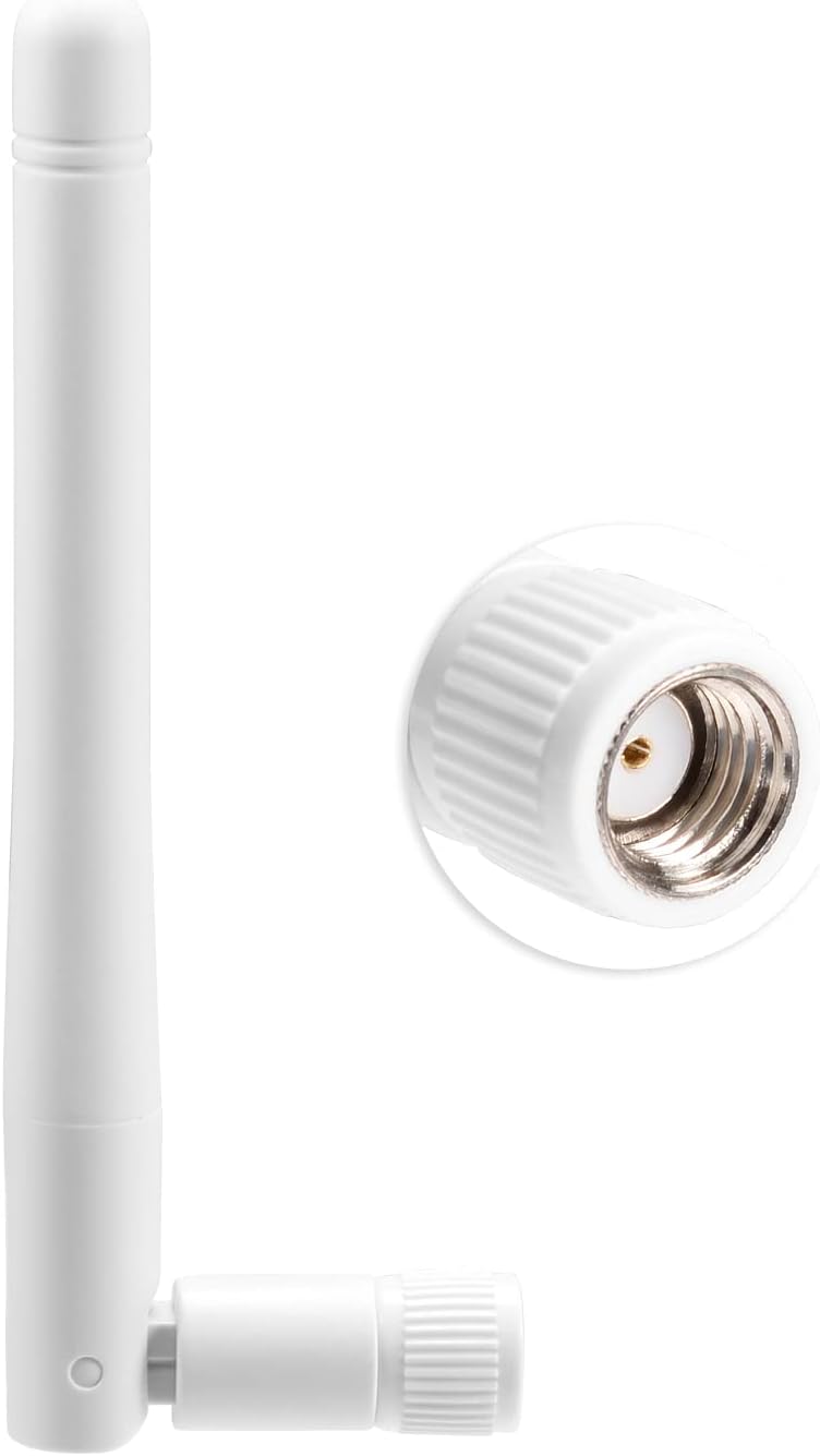 BINGFU 2.4GHz 5GHz 5.8GHz 3dBi External WiFi Antenna RP-SMA Dual Band Wireless Antennas Replacement for WiFi Router