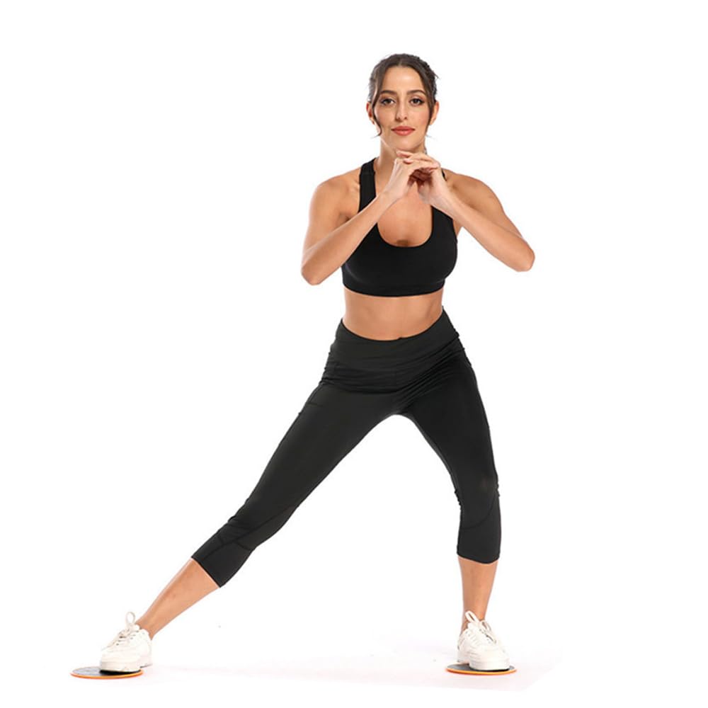 Sliders for Working Out 4 Exercise Sliders Core Exercise Sliders Dual Sided Disks for Abdominal Exercise, Strengthen Core, Glutes, Abs, Fitness Equipment