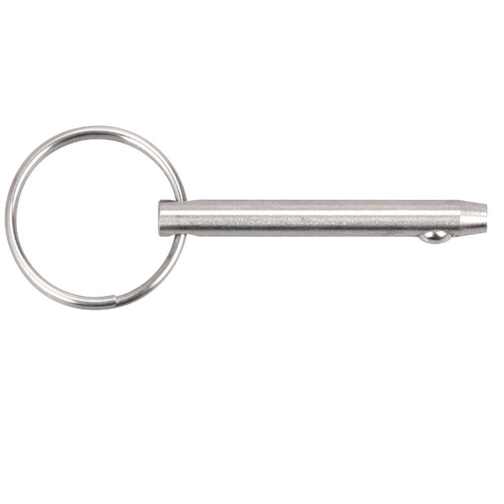 Quick Release Pin Bimini Top Pin Diameter 0.25 Inch, Total Length 3 Inch, Usable Length 2.4 Inch Full 316 Stainless Steel (4 PCS)