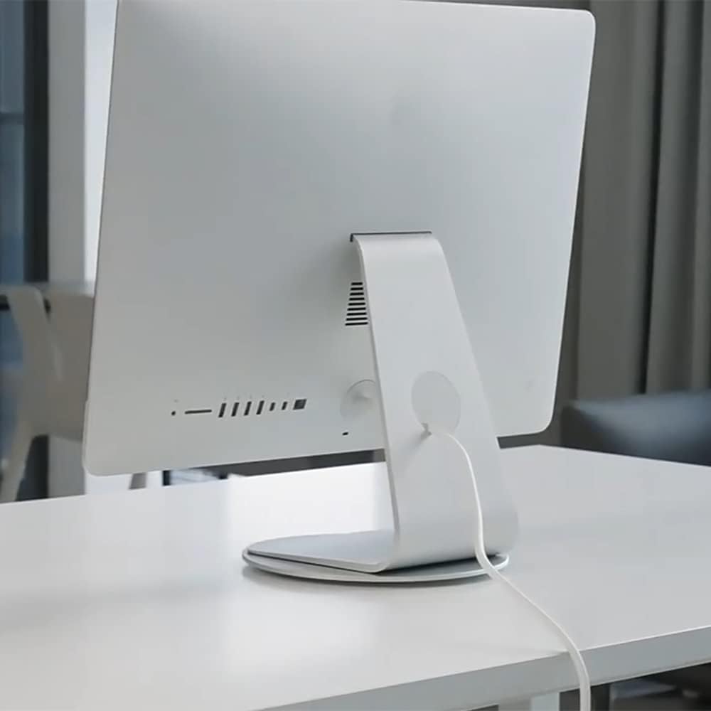360 Aluminum Rotation Monitor Swivel Base Computer Screen Monitor Turntable Stand Flat Panel TV Rotating Mat for iMac
