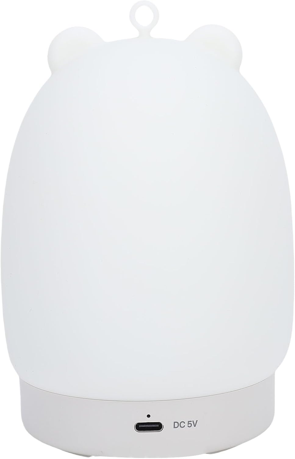 Zopsc Dimmable 2W Bluetooth Speaker Night Light, Portable Cute Bear Design with Color, Speaker and White Noise Sound