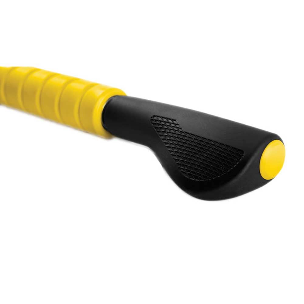 SKLZ Massage Bar Handheld Muscle Roller Massage Stick for Physical Therapy, Original Size , Yellow/Black , 20"