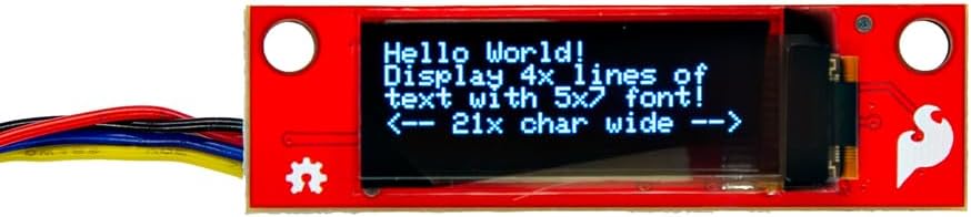 (0.91 128x32) SparkFun Qwiic OLED Display in.