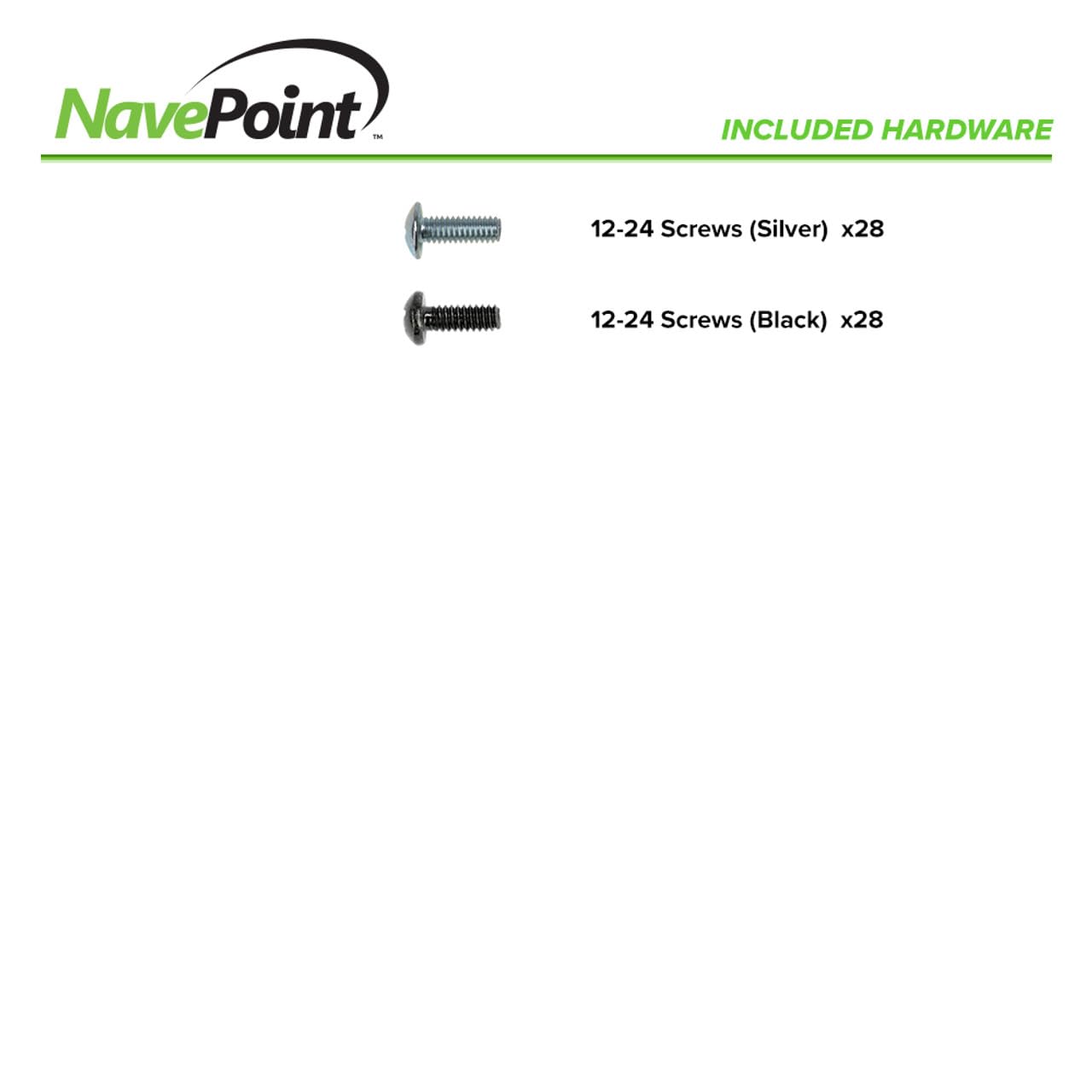 NavePoint 25U 2 Post Open Frame Server Rack for 19 Inch Equipment, AV, Networking, Data & IT Devices, 2-Post Rack 25U 661lbs Weight Capacity, Black