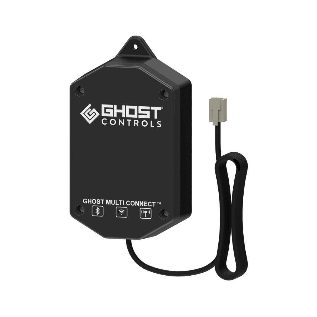 Ghost Controls Decorative Single Automatic Gate Opener Smart Bundle with MultiConnect