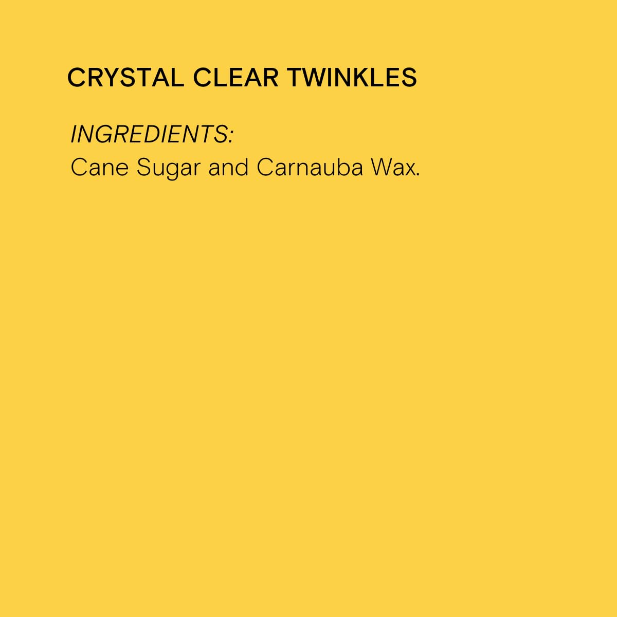 Supernatural Twinkles White Sanding Sugar Sprinkles - Crystal Clear, Non-GMO, Vegan, 3oz, USA Made