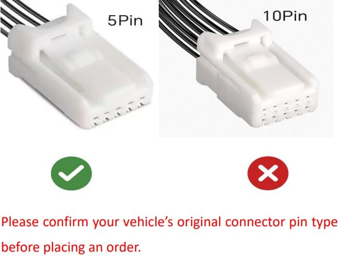YQMAJIM Adapter,(5P Dimming DashCam Power TypeE) Compatible with Select Subaru with Auto Rearview Mirror, Built-in Hide