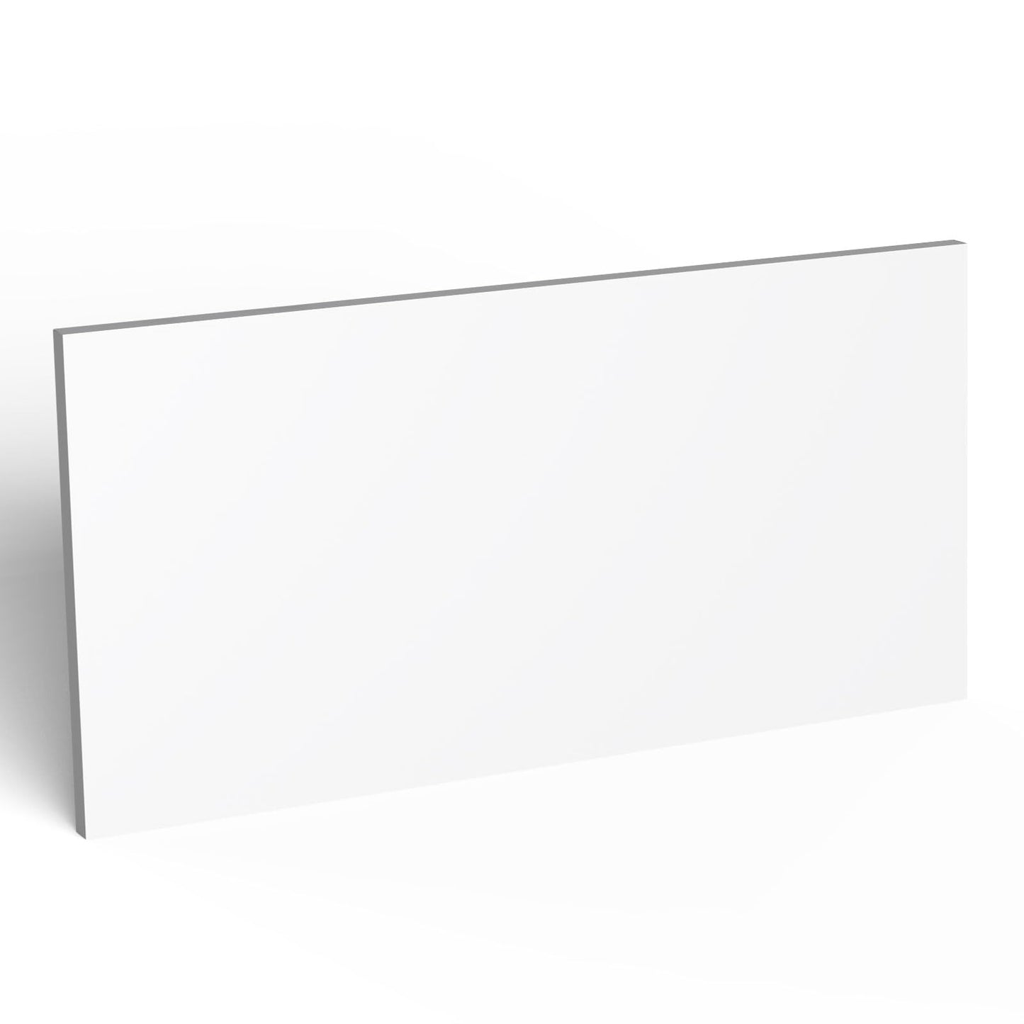 ATOLS HDPE Sheet, 1/2" Thick White/Black HDPE Plastic Board, 48"x24" High Density Polyethylene Sheet for DIY Crafts, Industrial Use & Marine Starboard