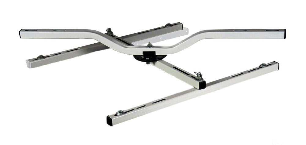 Quick-Sling QSWI3000 Swivel Flush Mount with H Bracket, 200 lb. Max Capacity, Mounts Parallel or Across Joists, 360 Degree Rotation, 32" Length, Steel