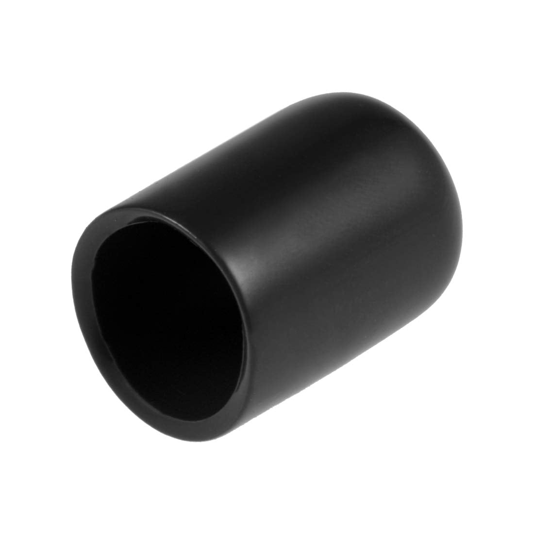 uxcell 20pcs Rubber End Caps 11mm ID Vinyl Round Tube Bolt Cap Cover Thread Protectors Black