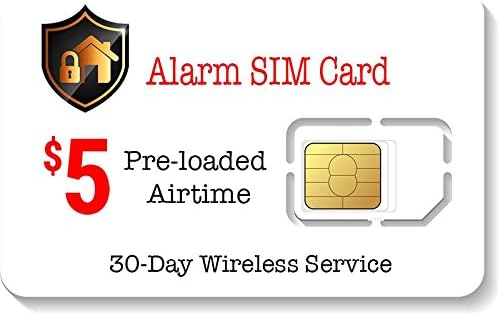 SpeedTalk Mobile $5 Alarm SIM Card for GSM Home/Business Security Alarm System