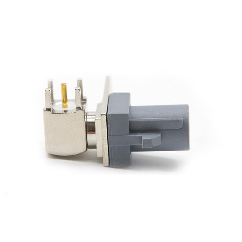 RG316 RG174 RF Coaxial Cable Connector, Fakra Video Connector G Male Right Angle Cable Connector with Single Baffle