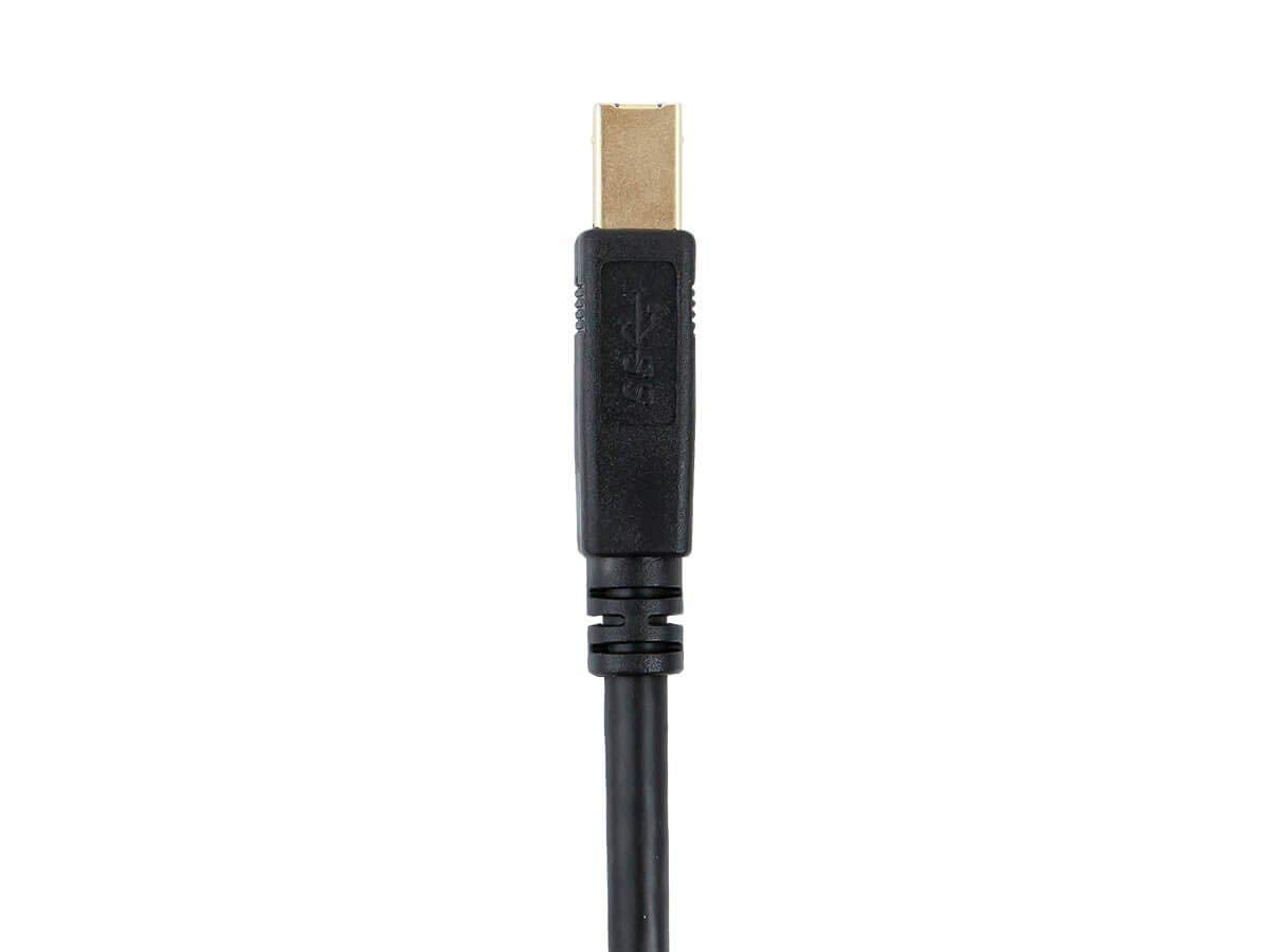 3.0 6 Monoprice USB Type-A to Type-B Cable - Male to Male, Feet, Black - Select Series