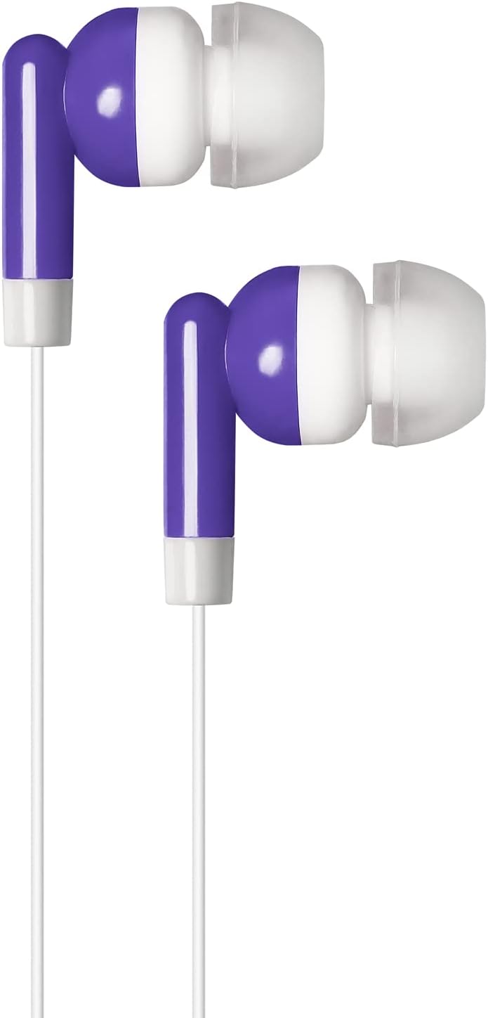 Wjjitan 50 Pack Hospitals,Gifts(50Mixed) Kids Bulk Earbuds Headphones Earphones Multi Colored, Wholesale Disposable Ear
