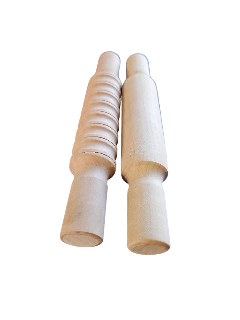 Roller Massage Stick and Shin Conditioning Roller 2 Pack (Muay Thai Kickboxing Equipment, Boxing Gear, MMA Gear, Body Massage Gear and Equipment, Physical Therapy for Shin Splint Relief