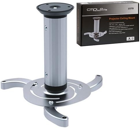 Cmple 22Lbs 360 - Aluminum Ceiling Projector Bracket with Max Load Capacity and Degree Rotatable