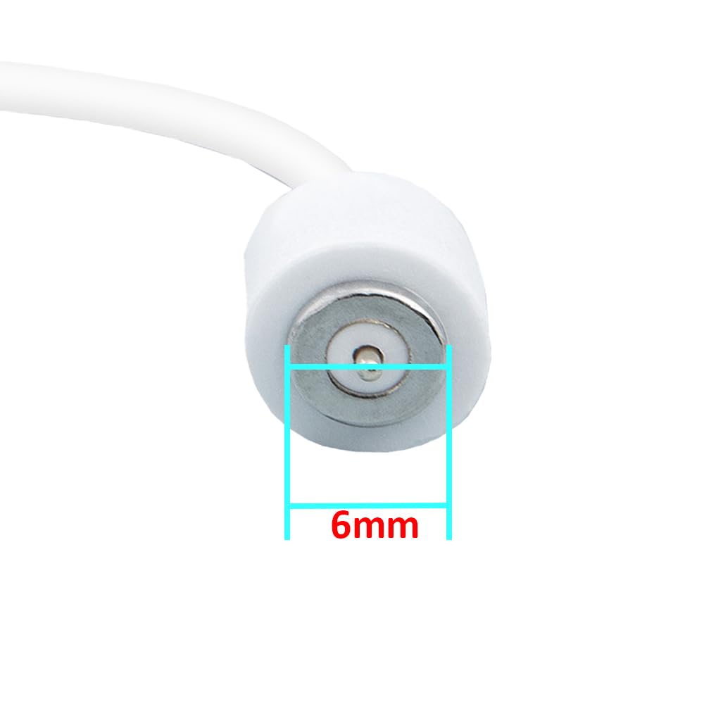 Vebaisa 1 6mm Magnetic USB DC Charger Cable for Dot Massager Replacement Charging Cord- Diameter