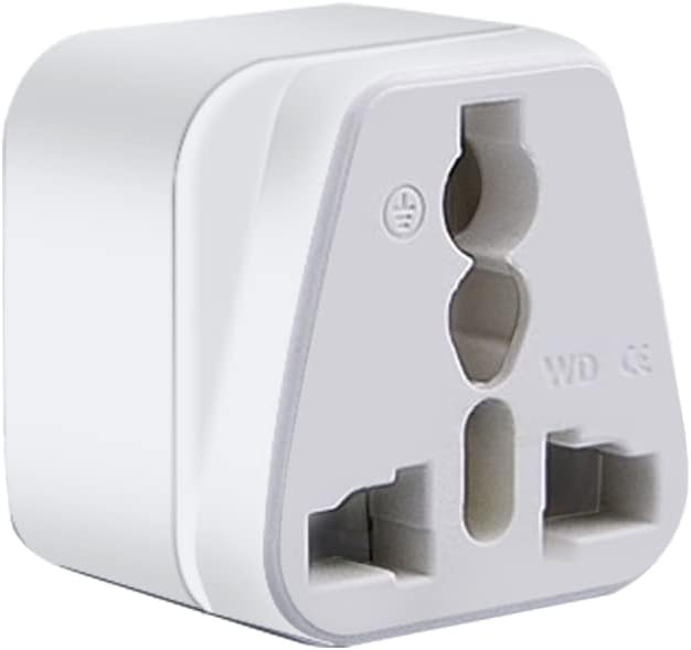 TEWOXIN 10PCS Plug,3-Prong 5-15P,10A/250V UK/AU to USA Travel Adapter Grounded NEMA Power Converter