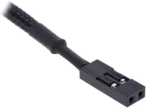 Alphacool G1/4 Eiszapfen Temperature Sensor IG/IG with AG Adapter, Deep Black