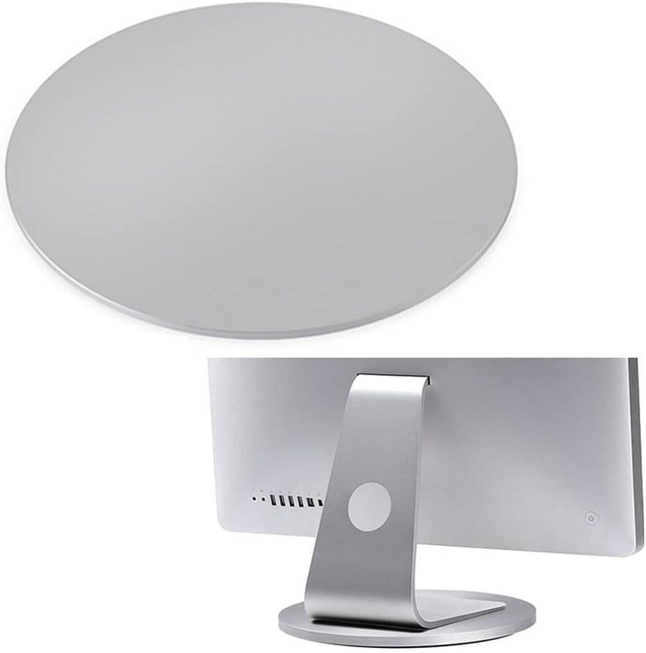 360 Aluminum Rotation Monitor Swivel Base Computer Screen Monitor Turntable Stand Flat Panel TV Rotating Mat for iMac
