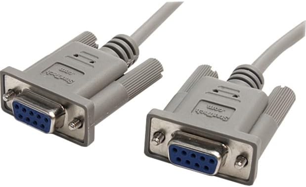 10' RS232 DB-9 DB-9 10 (SCNM9FF) StarTech.com Serial Null Modem Cable - Null modem cable - (F) to (F) - ft