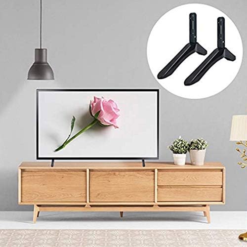 Drsn 99Lbs 2.16"/5.5cm 1.77"/4.5cm TV Pedestal Stand Mount Legs with Weight Capacity, Compatible with & Mounting Hole
