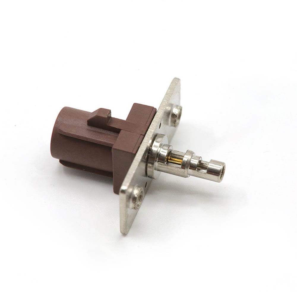 RG316 RG174 2-Hole RF Coaxial Cable Connector, Fakra Video Connector F Male Cable Connector with Baffle for Car XM