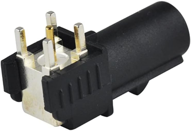keisnoaja 50ohm Fakra SMB A Male RF Coaxial Adapter, Fakra A Male PCB Mount Right Angle Connector for GPS Telematics