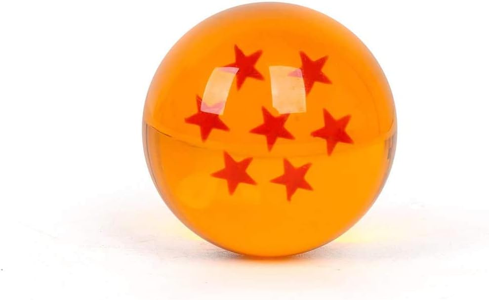 Skiennix Unisex Acrylic Resin Transparent Star Balls | 7-Piece Anime Cosplay Props Set - 43mm Diameter