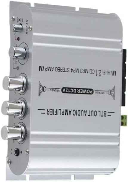 N\P 2.1 20W+20W+40W 12V 2A MP3 MP4 Sundeer Channel Mini Amplifier Hi-Fi Power Amplifier with Power Supply, Subwoofer
