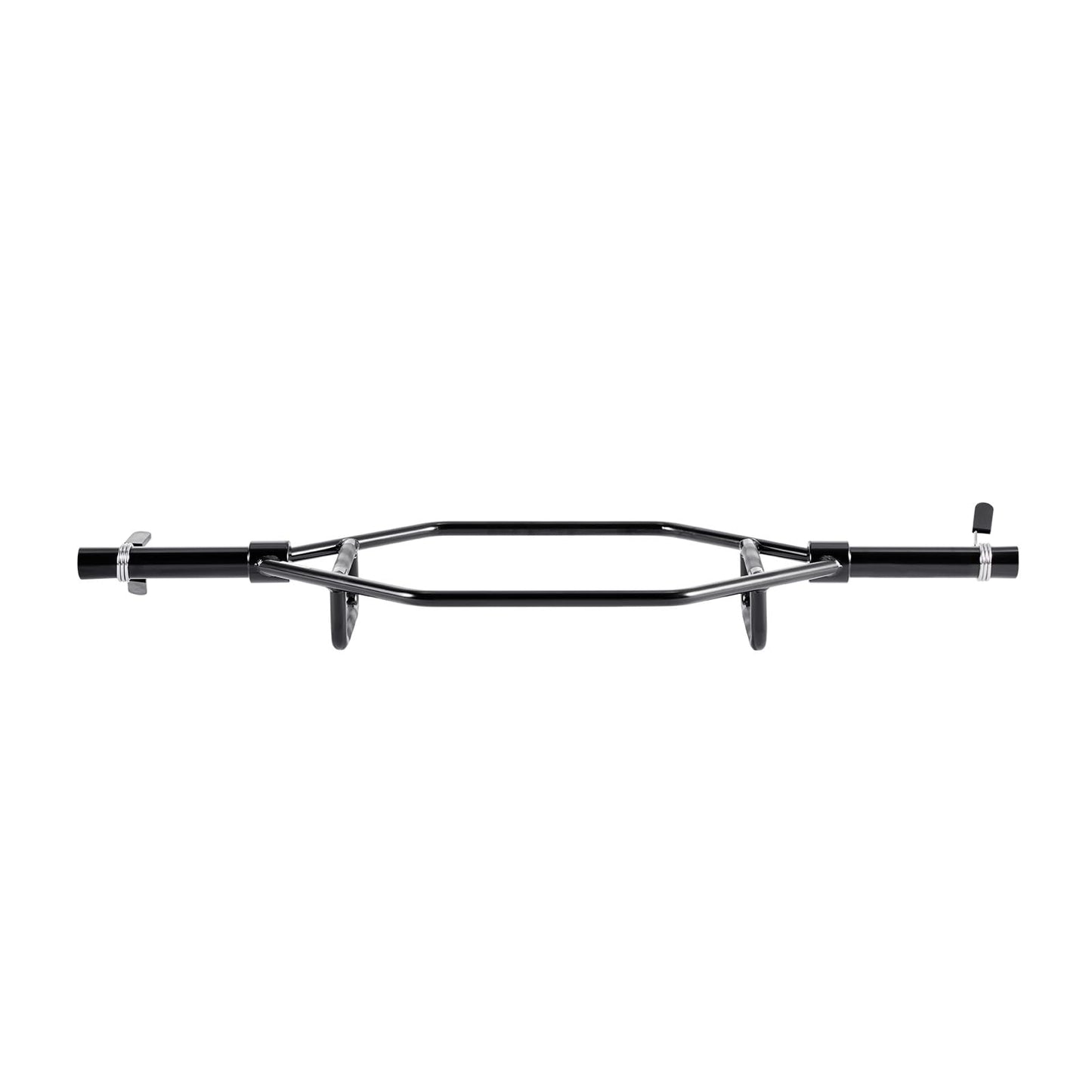 VEVOR Trap Bar Hex Bar, 2-Inch Hex Barbell, 800 LBS Capacity Shrug Bars with Knurled Grips, Weightlifting and Strength Training Equipment, Home Gym for Squats, Deadlifts, Shoulder Presses (Black)