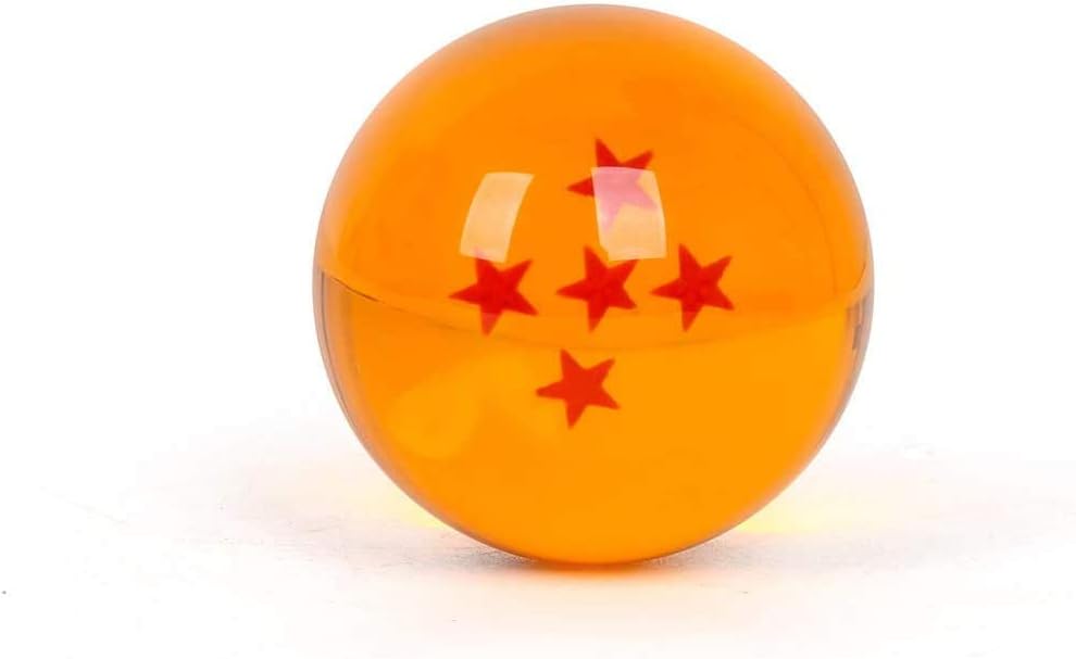 Skiennix Unisex Acrylic Resin Transparent Star Balls | 7-Piece Anime Cosplay Props Set - 43mm Diameter
