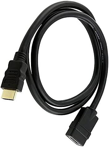 28AWG PS4/PS5, Short High Speed Male to Female HDMI Port-Extender/Port-Saver for Roku, Chromecast, FireStick TV
