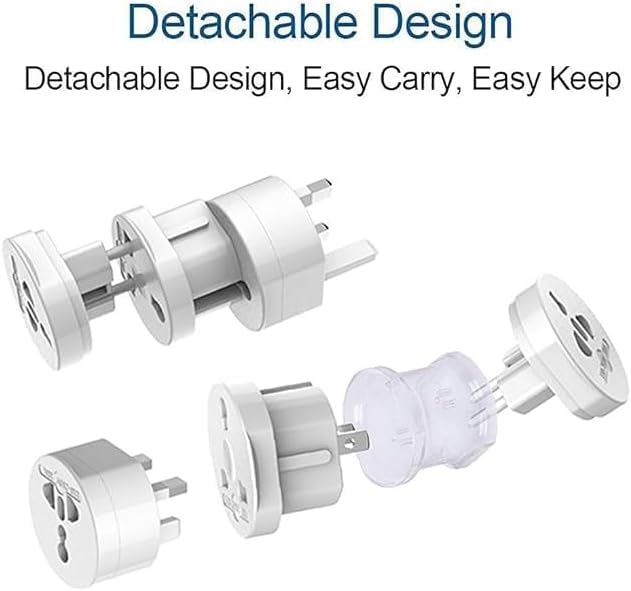 ZIGMA MOBILES 150+ Countries, Universal Travel Power Adapter, International Plug Converter for All-in-One for Europe