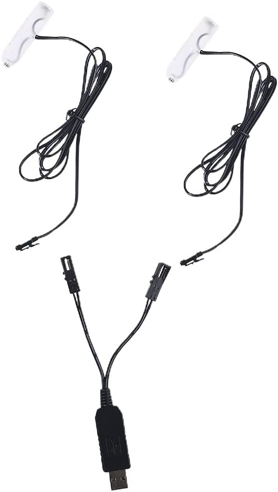 Cherjoury Eliminator,2In1 1-4 Pieces1.5V 3V Battery Aa Battery -Eliminator USB Power Supply Replace Aa Batteries
