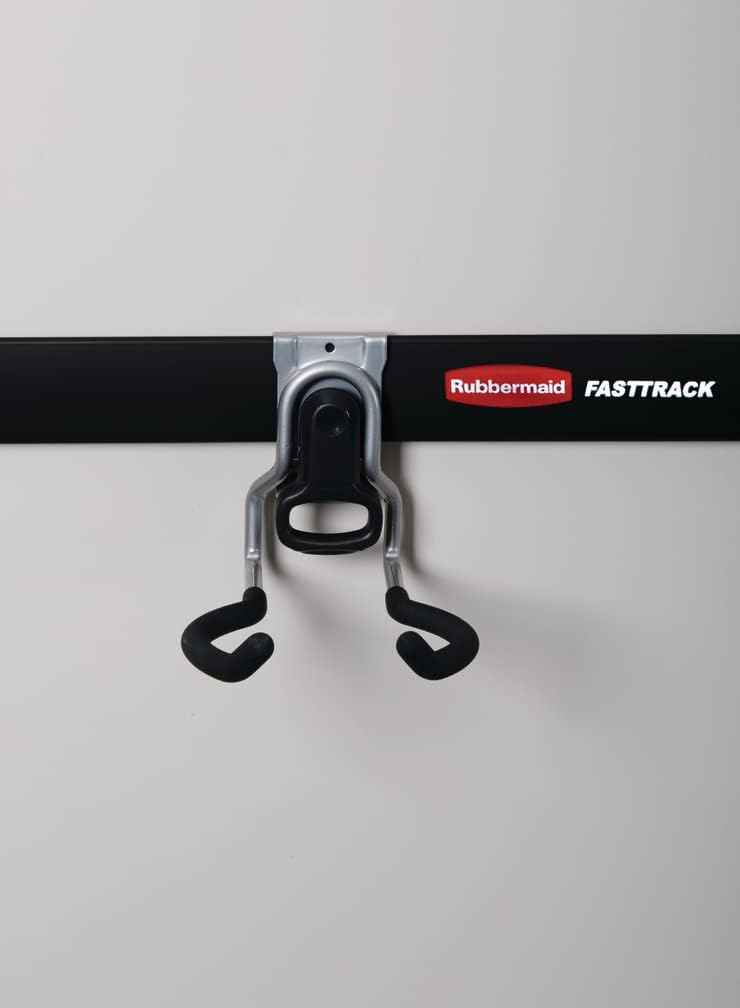 Rubbermaid Garage Power Tool Holder - Wall Mounted Storage System Holds Up to 50 Pounds | Satin Nickel Finish
