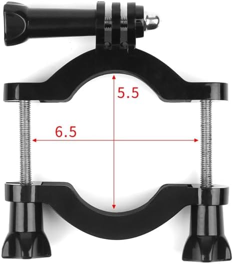 360 13-4, Reflex Camera Metal Handlebar Mount Clip Durable, Adjustable Camera Holder for Go Pro Hero Other Cameras