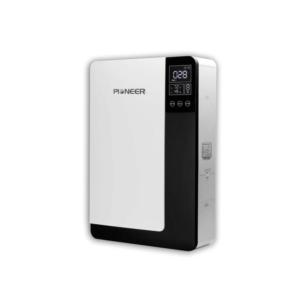 Pioneer ECOasis 150 Ductless Wall-Mounted Single-Room Wi-Fi Energy Recovery Ventilator