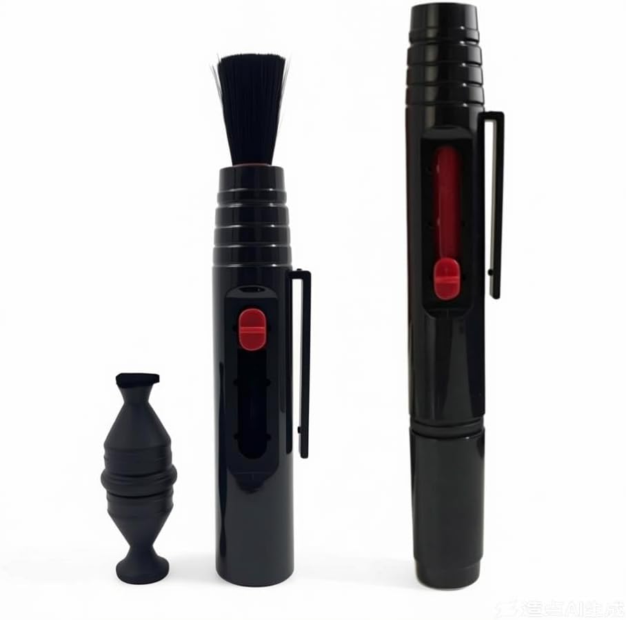 SANHOOII 2pcs Lens Cleaning Pen with Carbon Cleaning Head and Brush for DSLR Digital Camera and Drone, Telescope